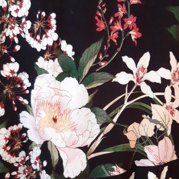 ZARA Floral Print Midi Wrap Skirt - Picture 5 of 10